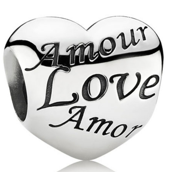 Pandora Language of Love Charm - Picture 1 of 9